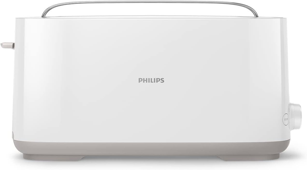 Tostadora - PHILIPS - HD2590/00 - Colección Desayuno Diario - 1 ranura larga - 830W - Blanca