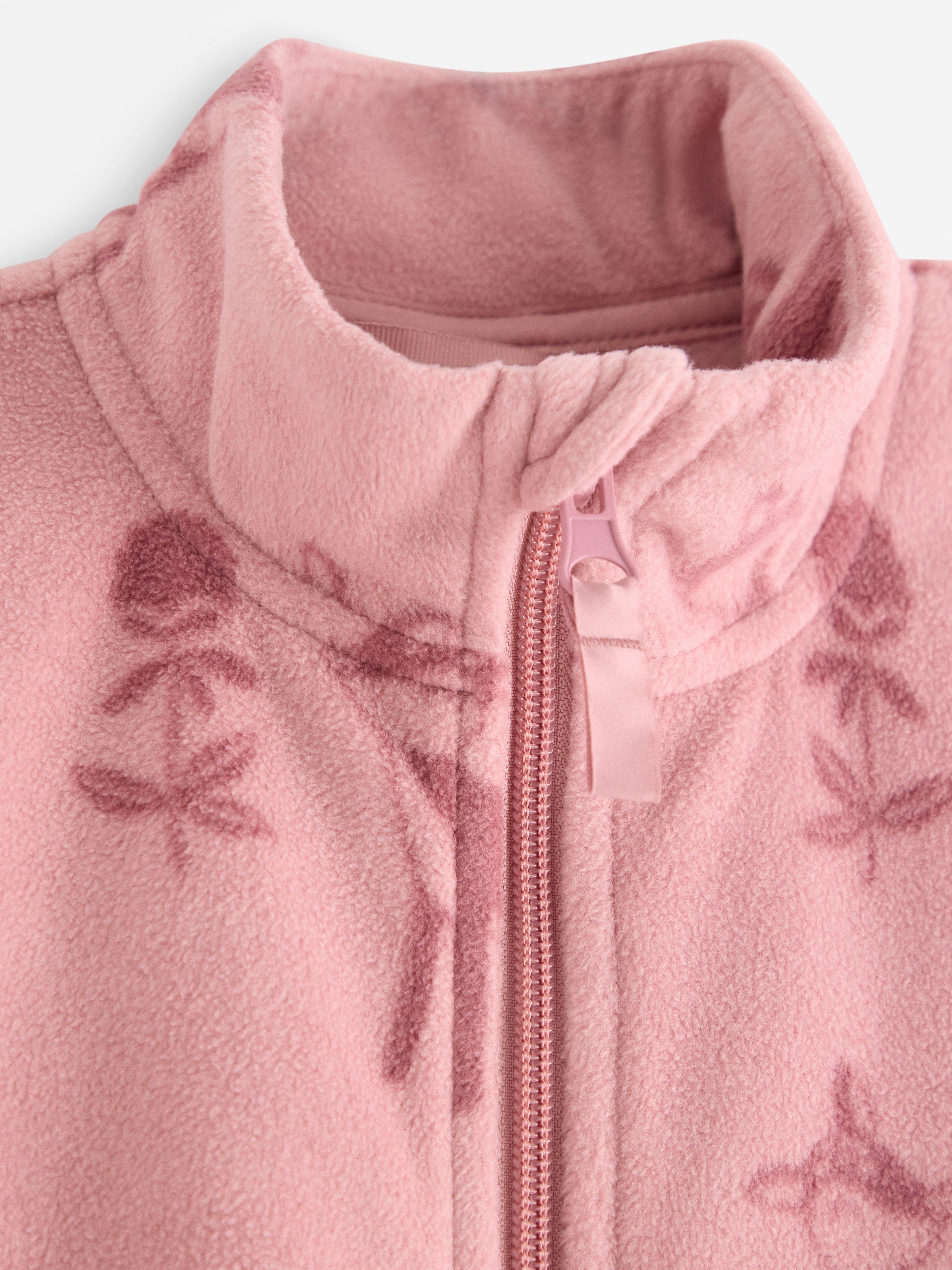 Bunda z mikrofleecu Dusty Pink