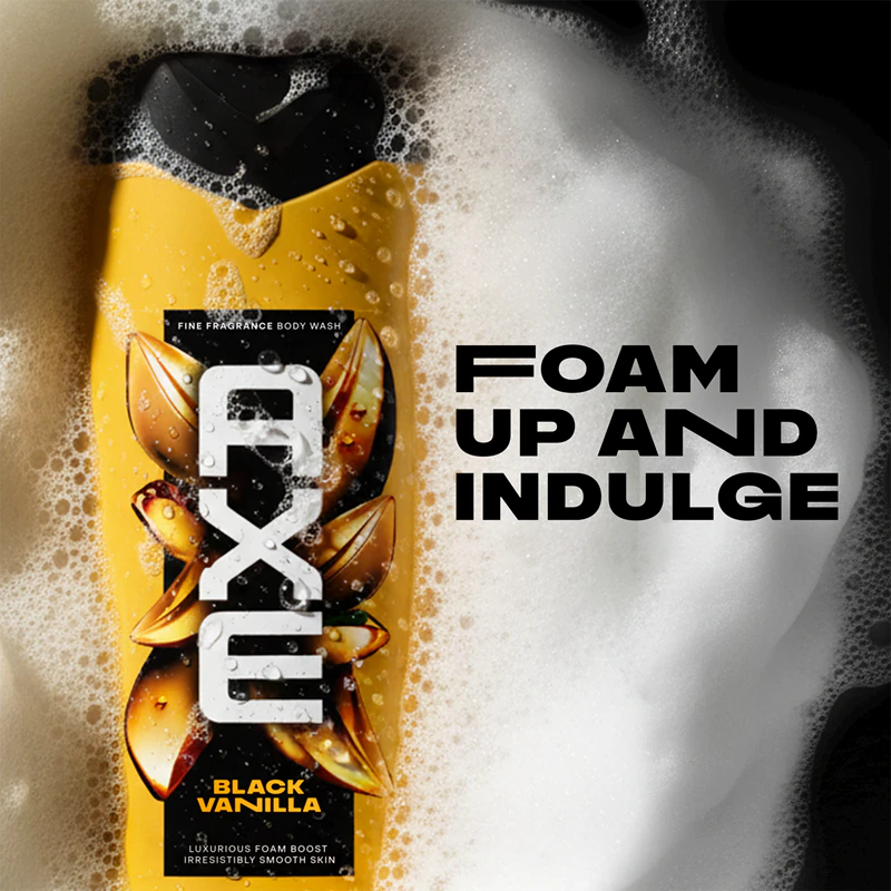 Sprchový gél Axe Premium Black Vanilla pre mužov
