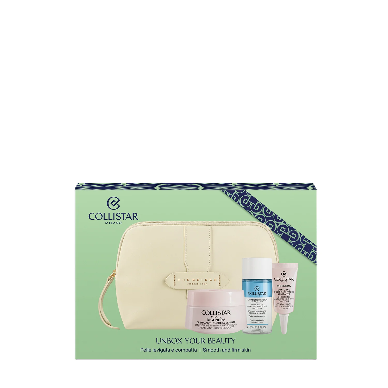 Rigenera Cofanetto Rigenera Crema Anti-Rughe Levigante - Cofanetto Antirughe, Crema viso giorno antirughe, Struccante Occhi, Tratt.anti borse e occhiaie