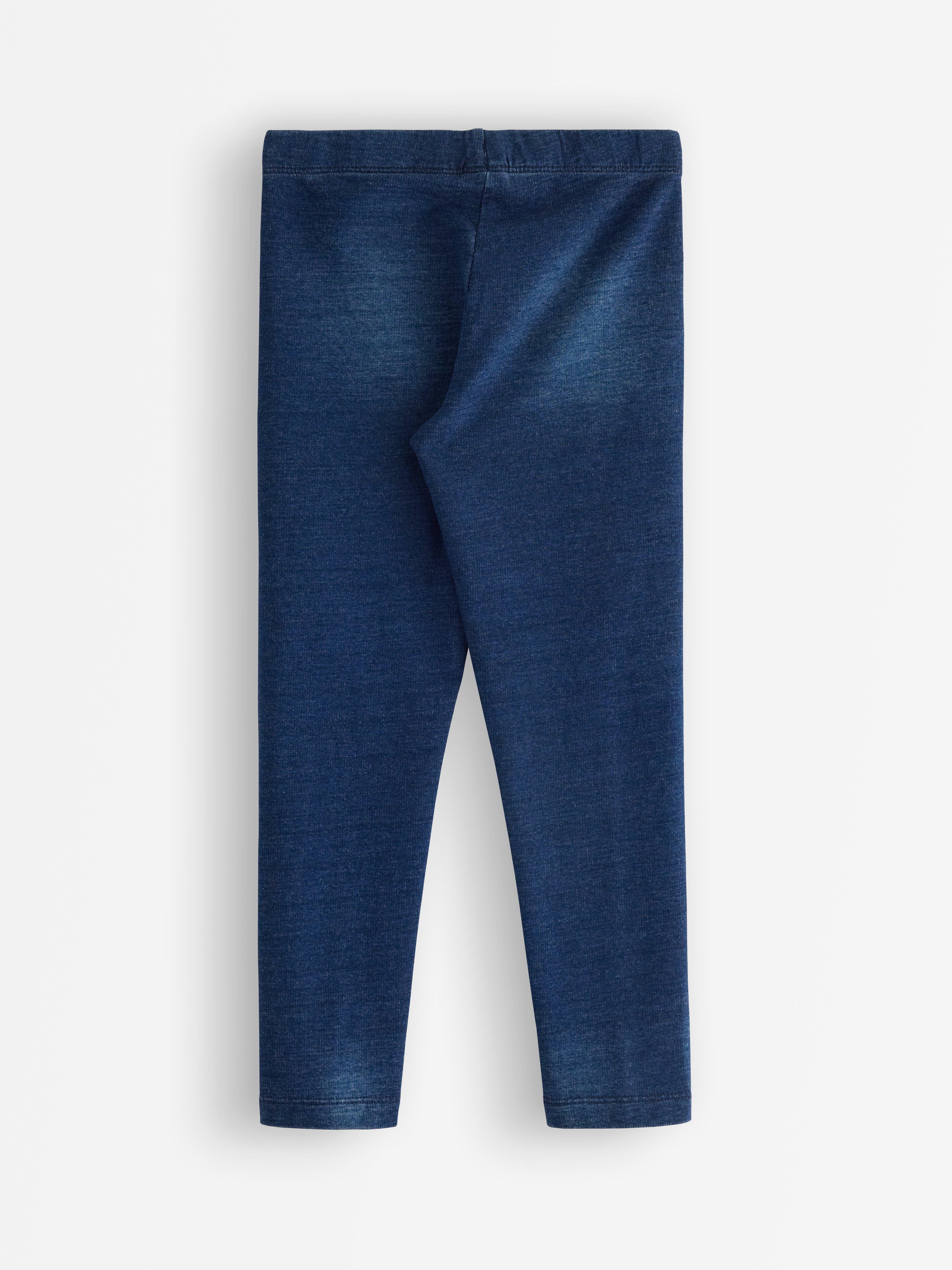 Legíny z tmavého denimu