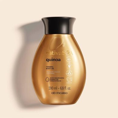 O Boticário Nativa Spa Quinoa Pack Presentset: Kroppsolja och handkräm Quinoa, 1 enhet av varje.