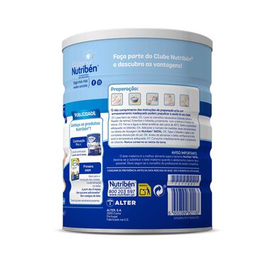 Nutribén Infant Formula 1 Pro-Alfa Natal 800g 800g