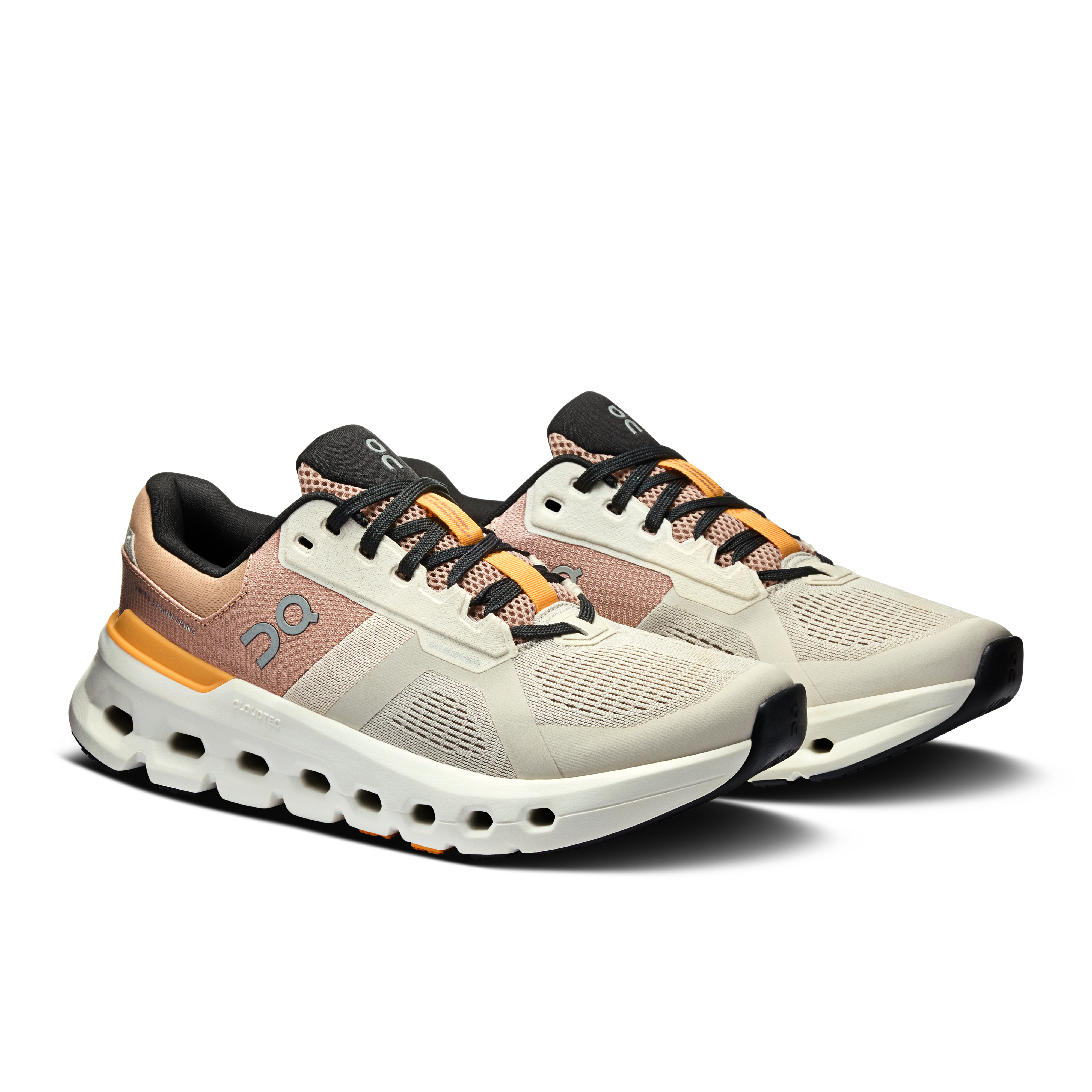 On Zapatillas Cloudrunner 2 Wide Pearl para mujer | Mandarina