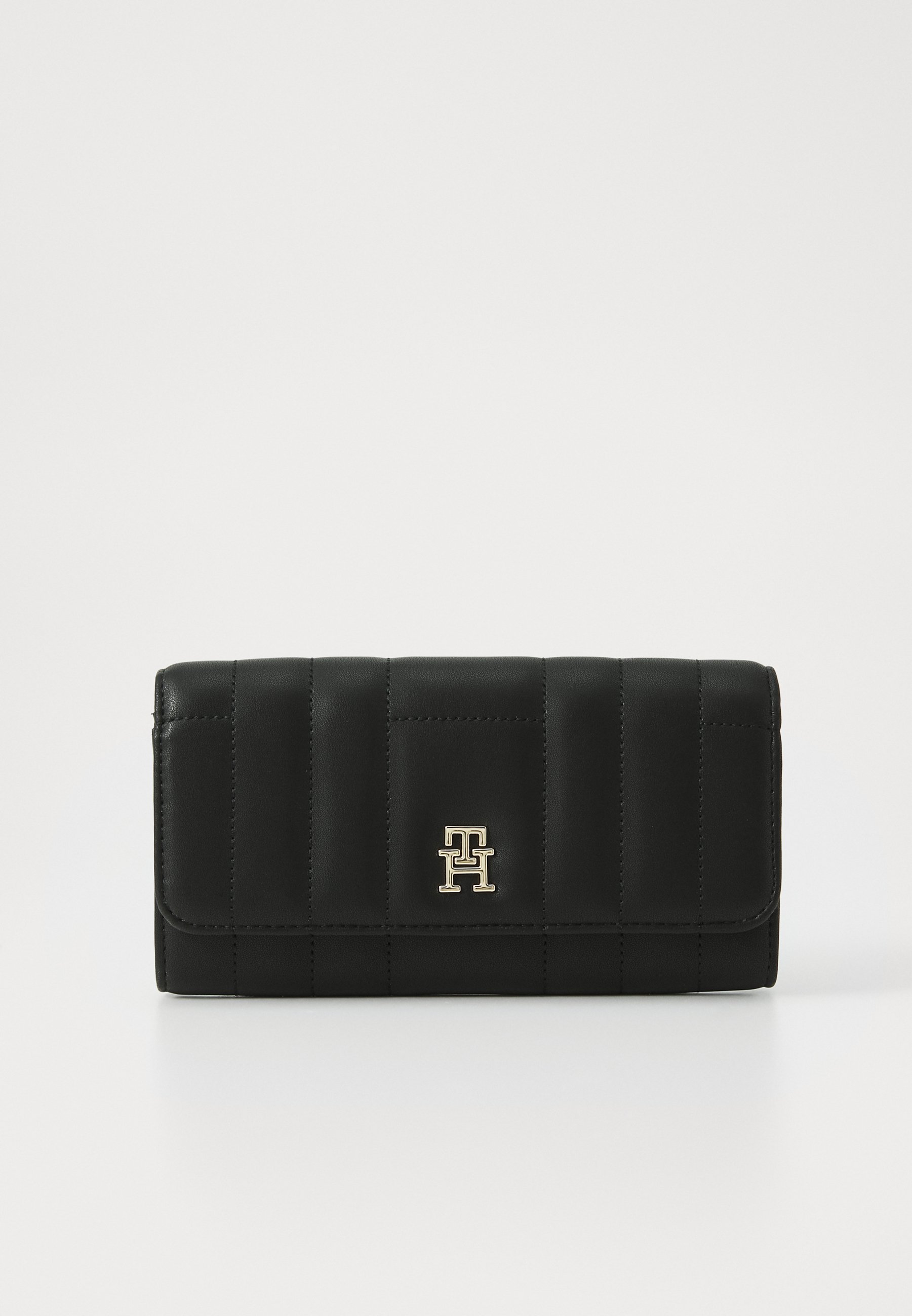 FEMININE FLAP - Lompakko - blackTommy Hilfiger