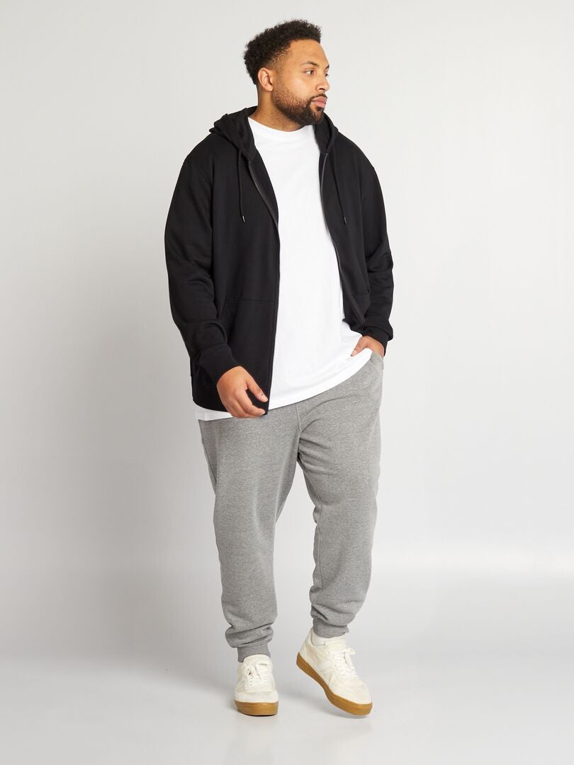 Fleece joggingbroek - GRIJS