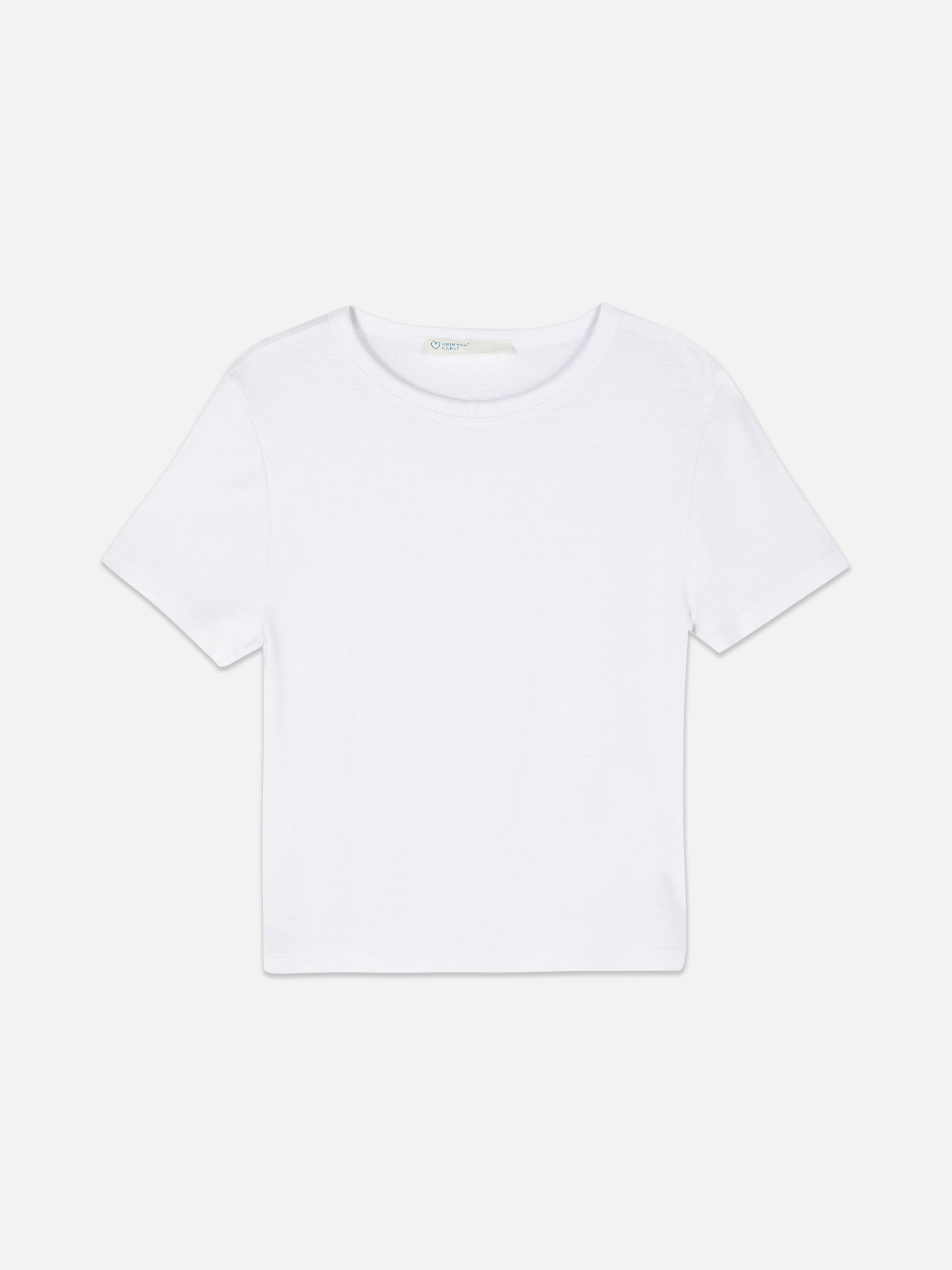 Kurz geschnittenes T-Shirt Ein kurzes, lässiges T-Shirt ist immer eine gute Wahl