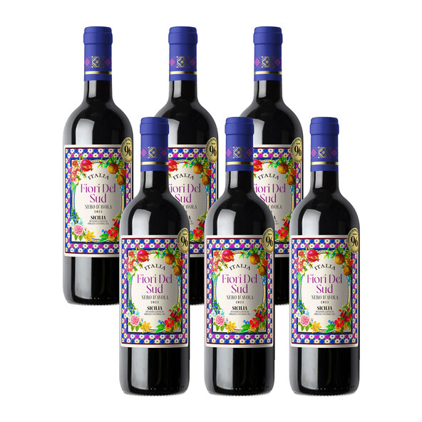 Sicillia DOC Nero d'Avola, 6 Flaschen à 0,75 l