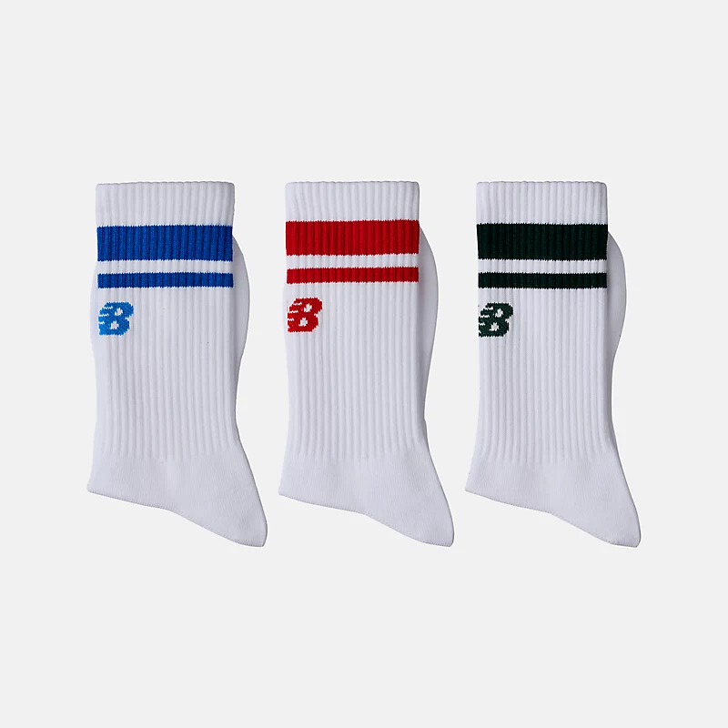 Κάλτσες Unisex NB Essentials Line με μέση γάμπας, συσκευασία των 3 – 5 διαφορετικά χρώματα