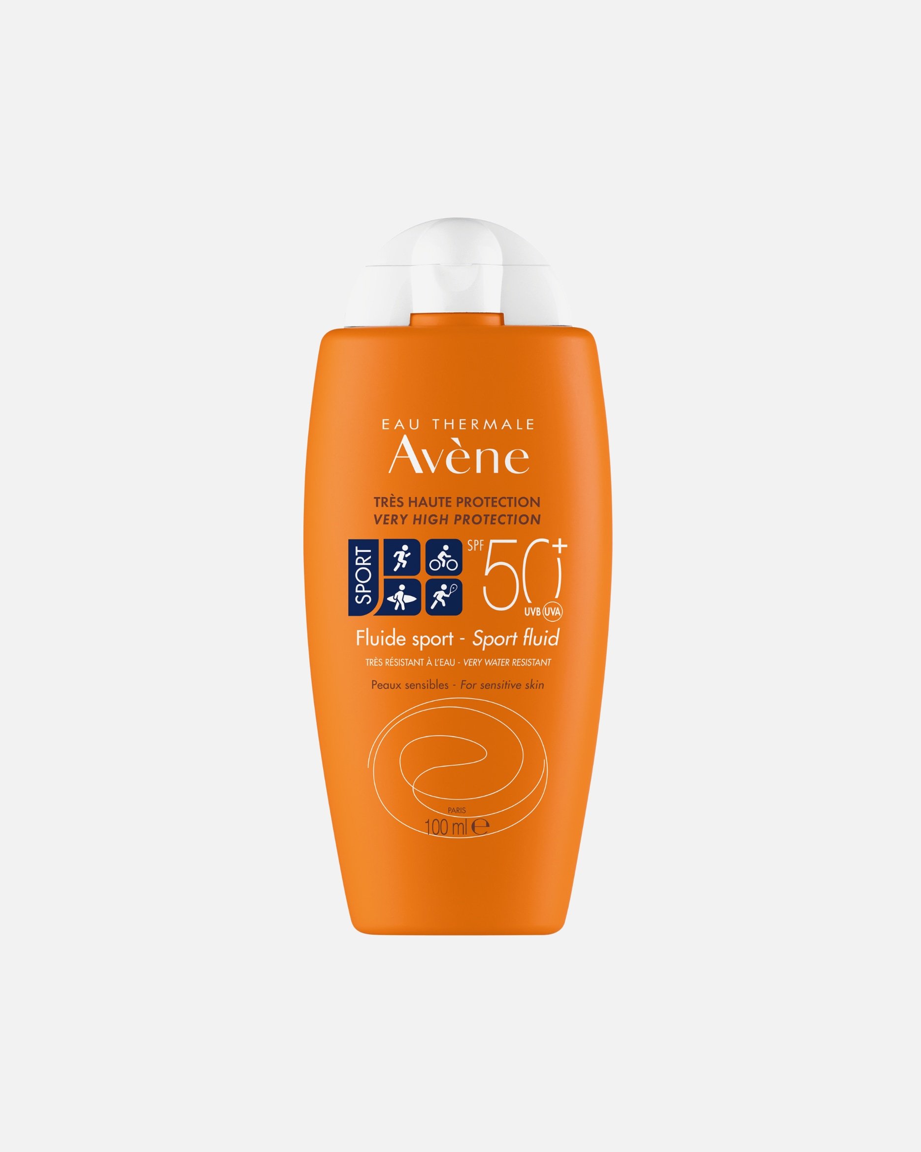Avène Sunscreen Solaire Sport Fluid SPF50+ - 100 ml