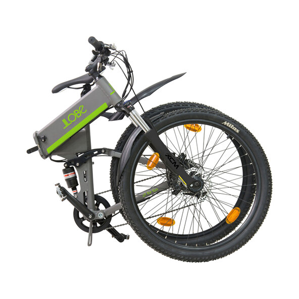 Bicicletă electrică pliabilă de munte, 27,5 inch, FML 830, gri