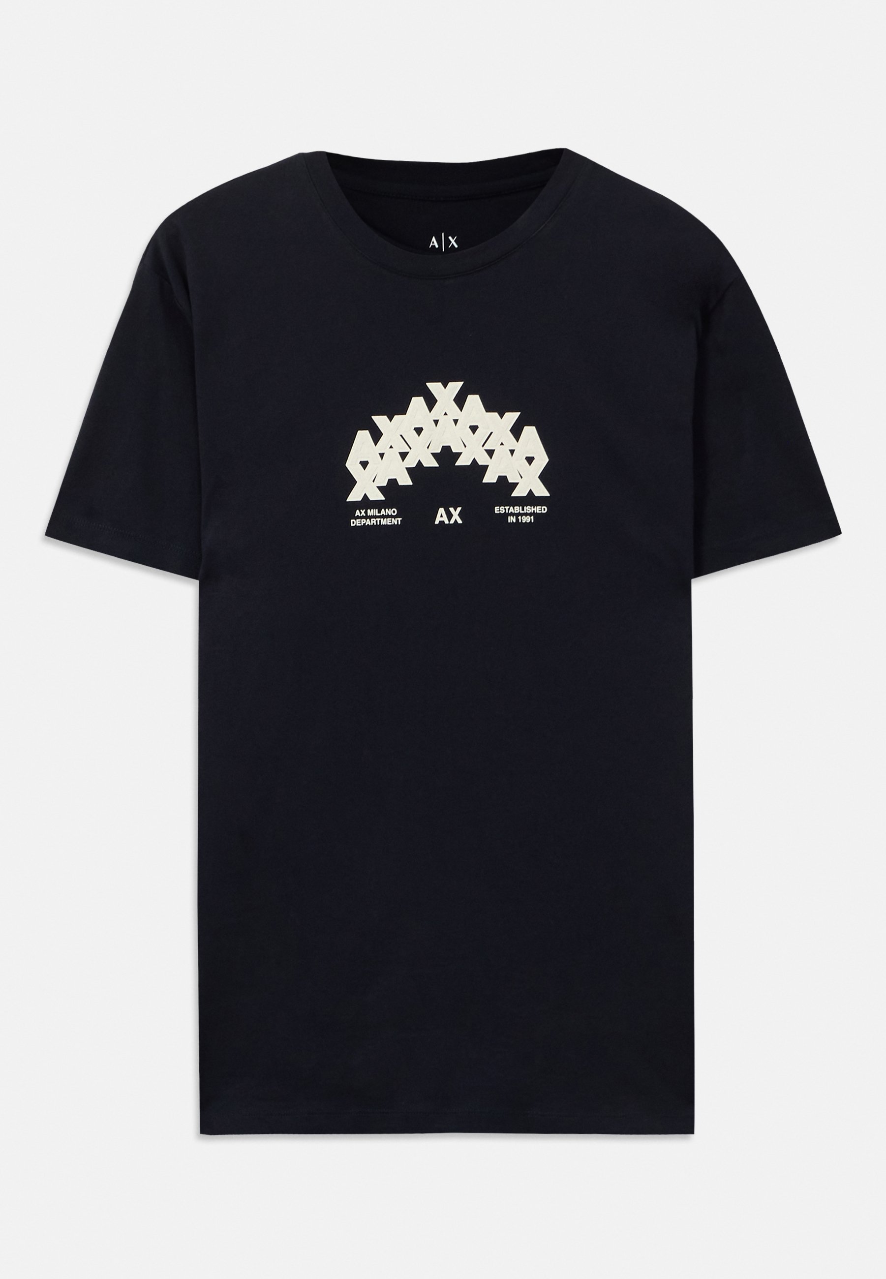 Armani Exchange Print T-Shirt – Dunkelblau