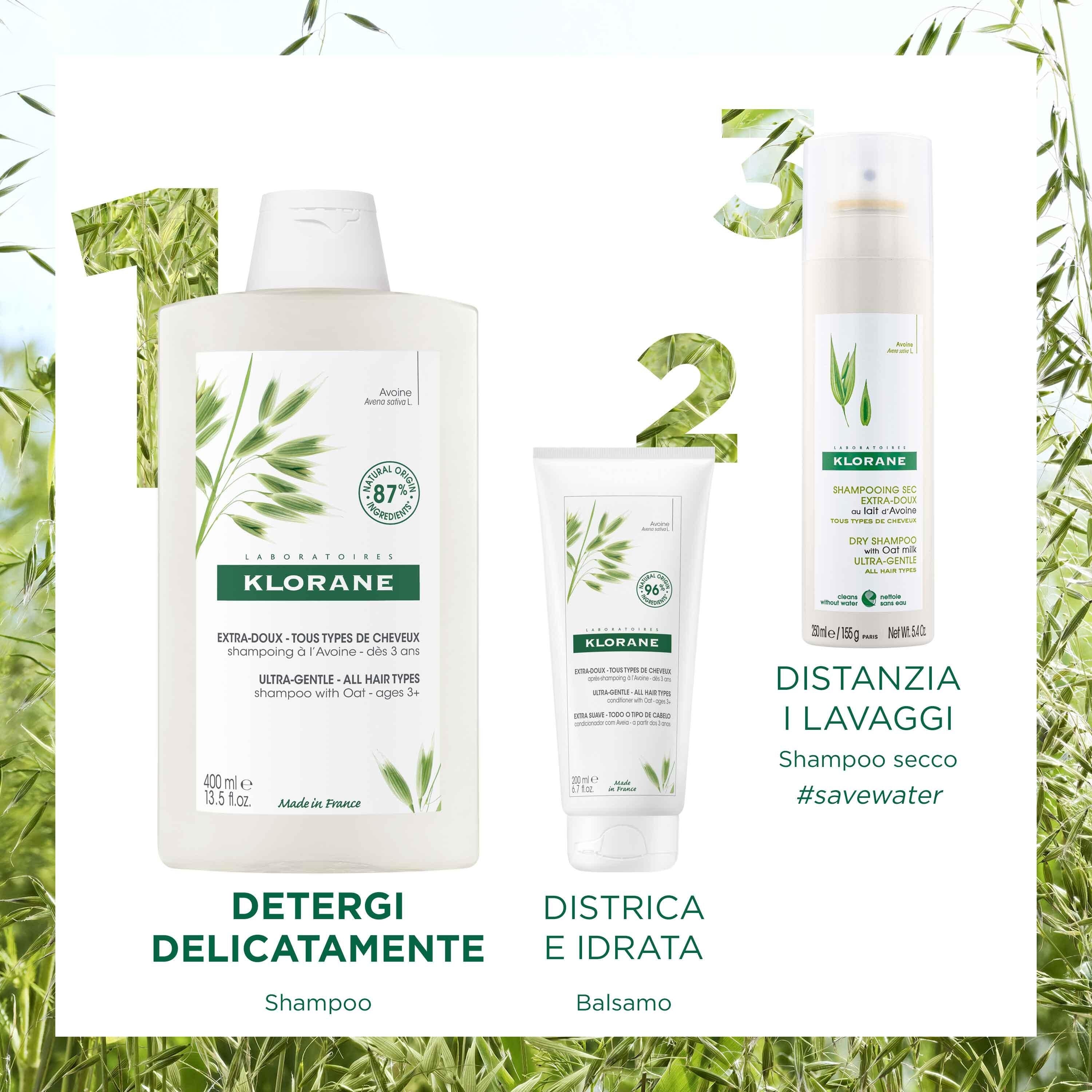 Latte d'Avena Shampoo all'Avena Extra Delicato - Shampoo Delicato