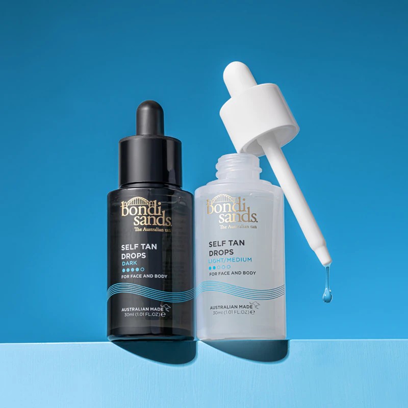 Bondi Sands Self Tan Drops, gotas autobronzeadoras para rosto e corpo.