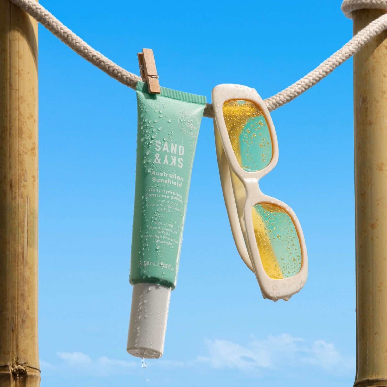 Крема за сунчање Sand & Sky Australian Sunshield дневна хидратантна крема за сунчање SPF 50+ - 60 мл