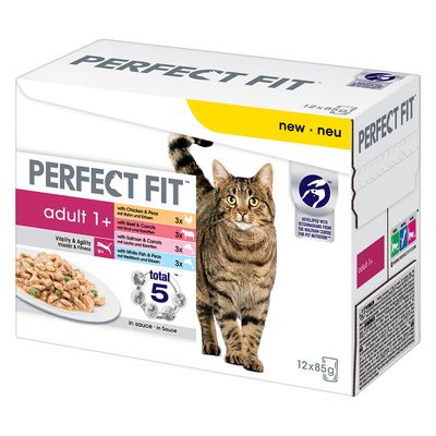 Perfect Fit Beutel für Erwachsene ab 1 Jahr – Fleisch & Fisch in Soße