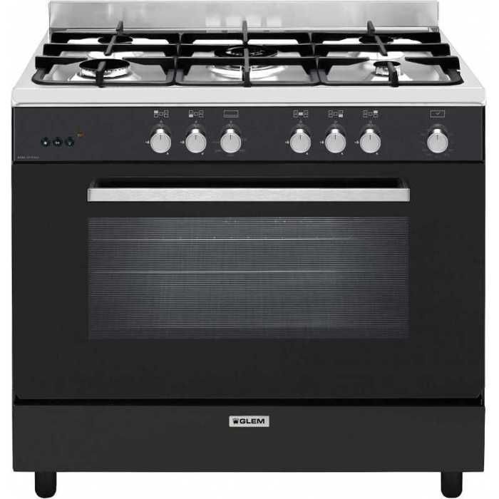 Große Gasherde (109 l, GLEM 11300 W, 90 cm), GE 960 CMBK 2