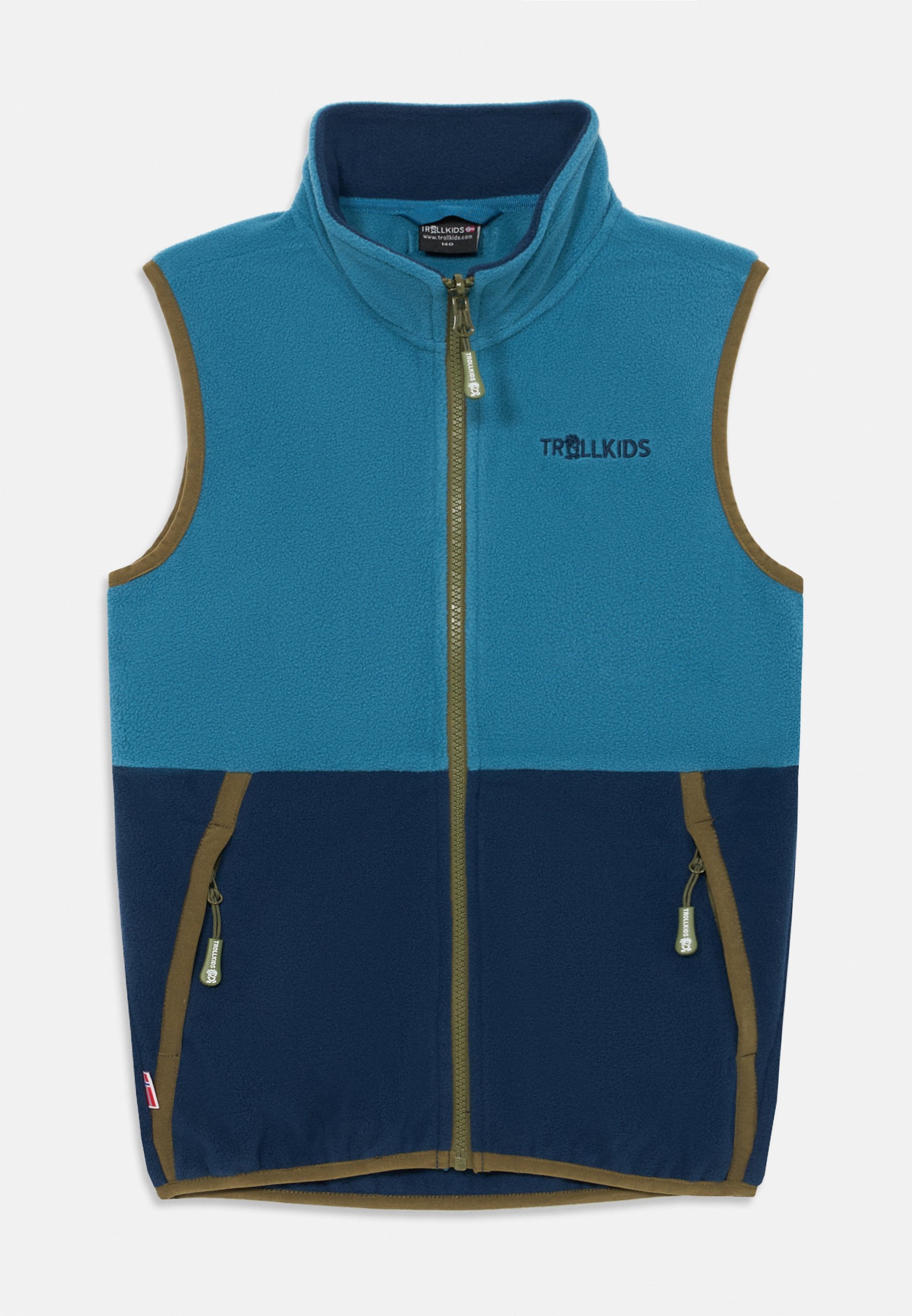 TROLLKIDS KIDS KJERAG VEST UNISEX - Vest - donker marineblauw/mystiekblauw/dennengroen