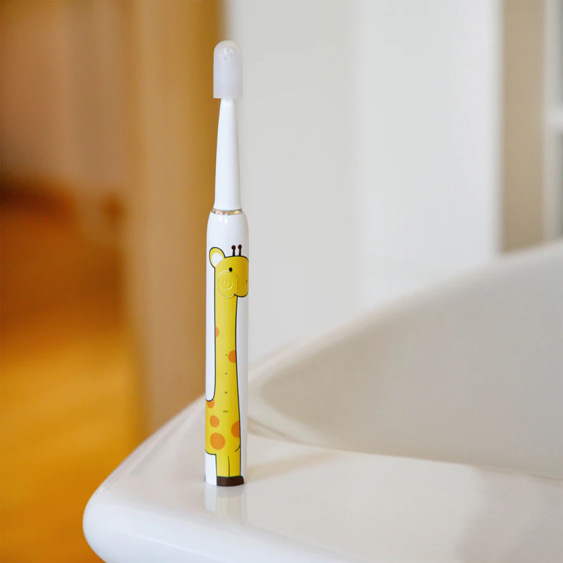 Escova de dentes sônica innoGIO GIOSonic Giraffe para crianças