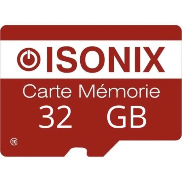Scheda micro-SD ZISONIX - 32 GB - formato microSD - Compatibile con dispositivi microSD/SD