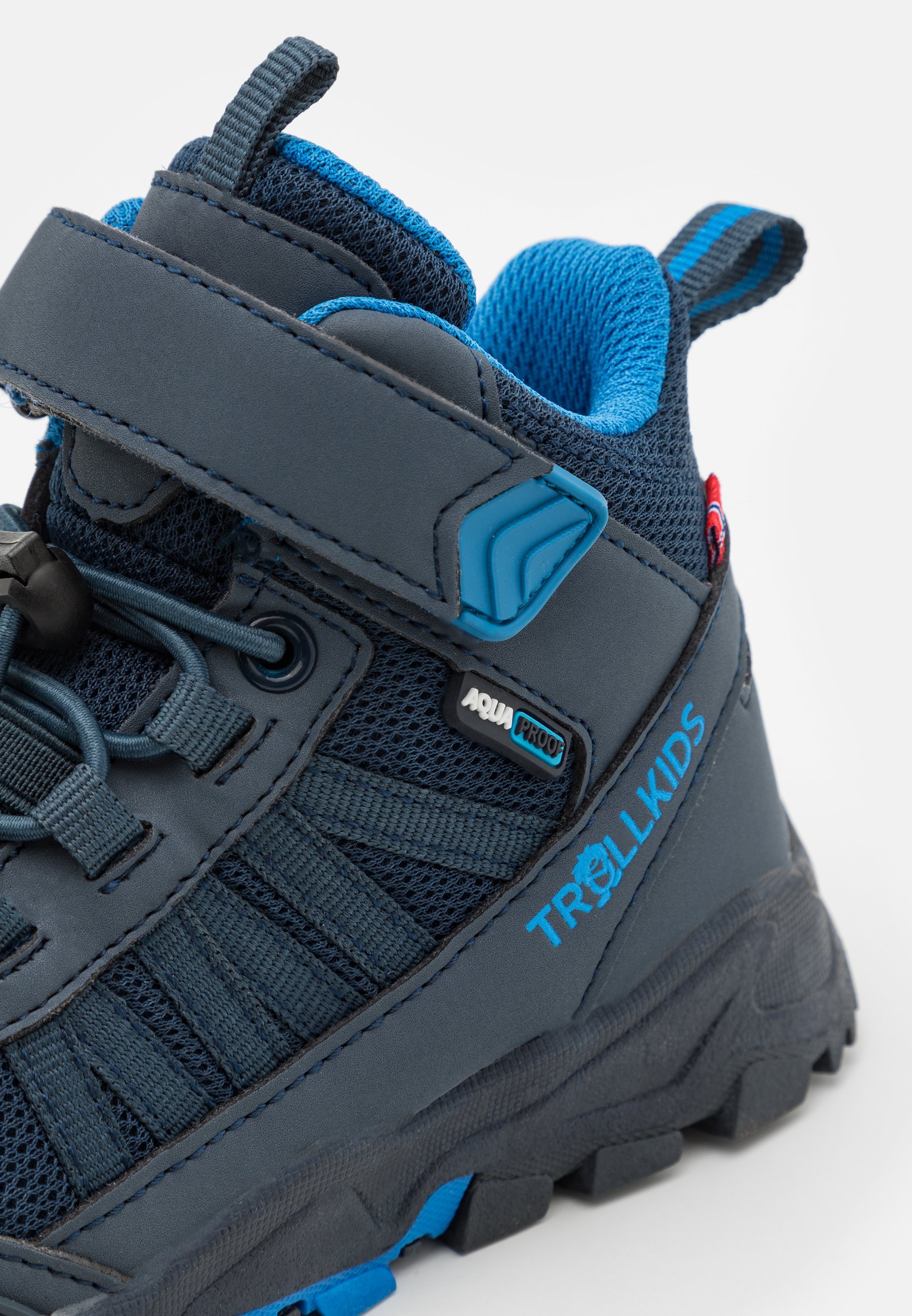 TROLLKIDS TRONFJELL HIKER MID UNISEX - Scarponcini da trekking - blu navy/blu medio