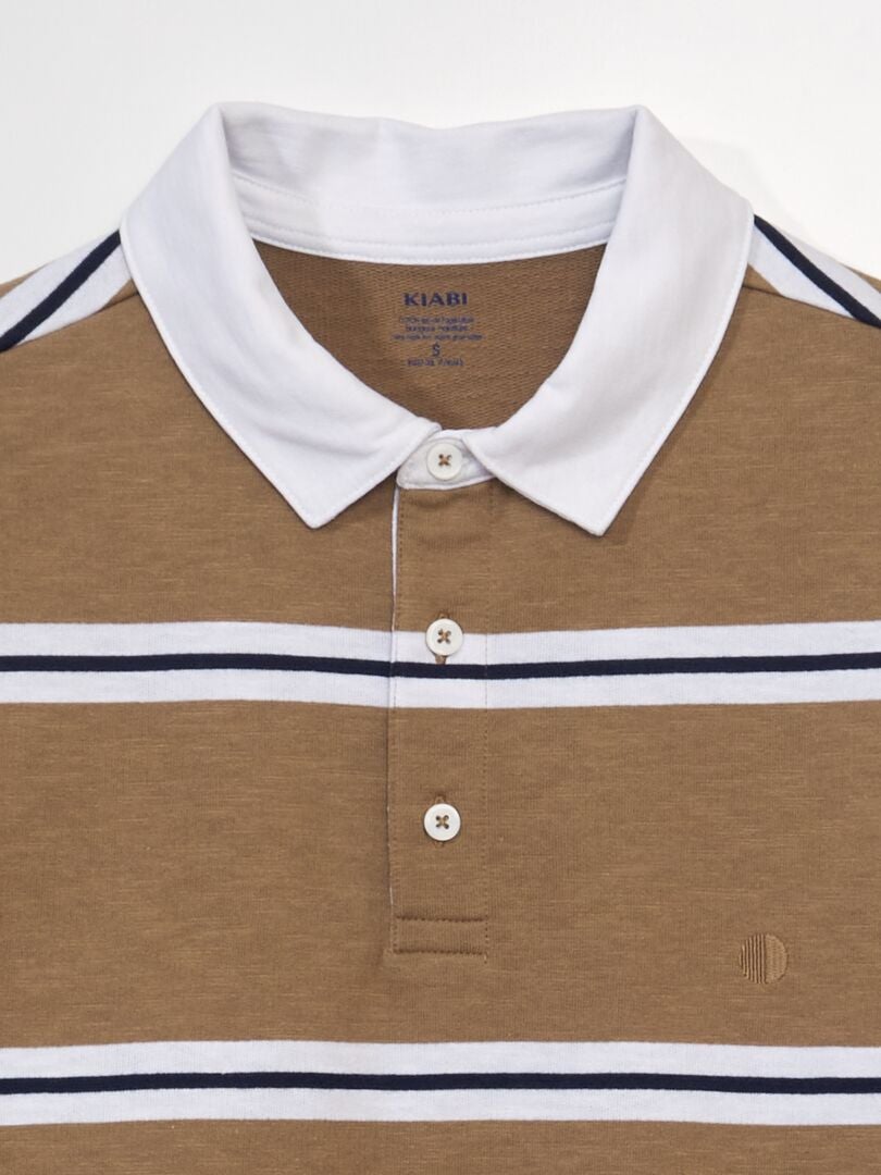 Jersey polo - BEIGE