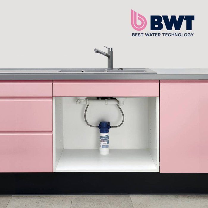 Filtro sottolavello - BWT - AQA-PURA - Ritenzione parziale di PFAS - Capacità 10.000 L/1 anno - Kit completo