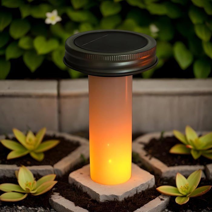 Luces solares para macetas de uso exterior | Iluminación LED para caminos, decoración LED para césped, jardín, entrada de vehículos y patio trasero.