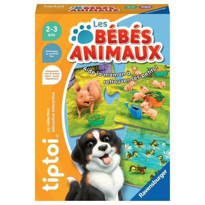 tiptoi® Animales Bebé, Juego Educativo, 00187, A partir de 2 años, Ravensburger