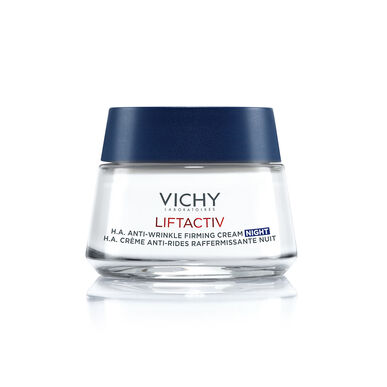 Vichy Liftactiv HA ryppyjä ehkäisevä kiinteyttävä yövoide hyaluronihapolla 50 ml