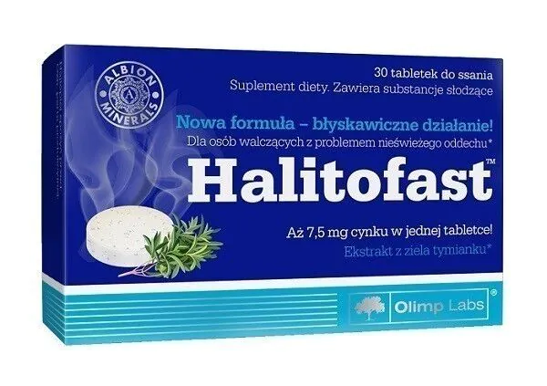 Olimp Halitofast, Preparat odświeżający oddech, Tabletki