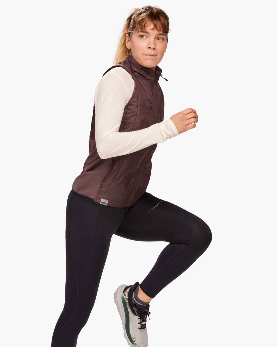 HOKA ColdSnap Vest Raisin