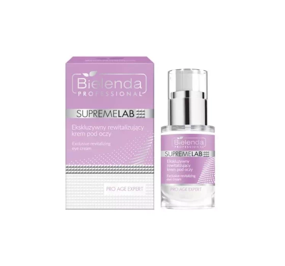 Bielenda Professional Supremelab Professional Age Expert ekskluzywny rewitalizujący krem pod oczy 15 ml