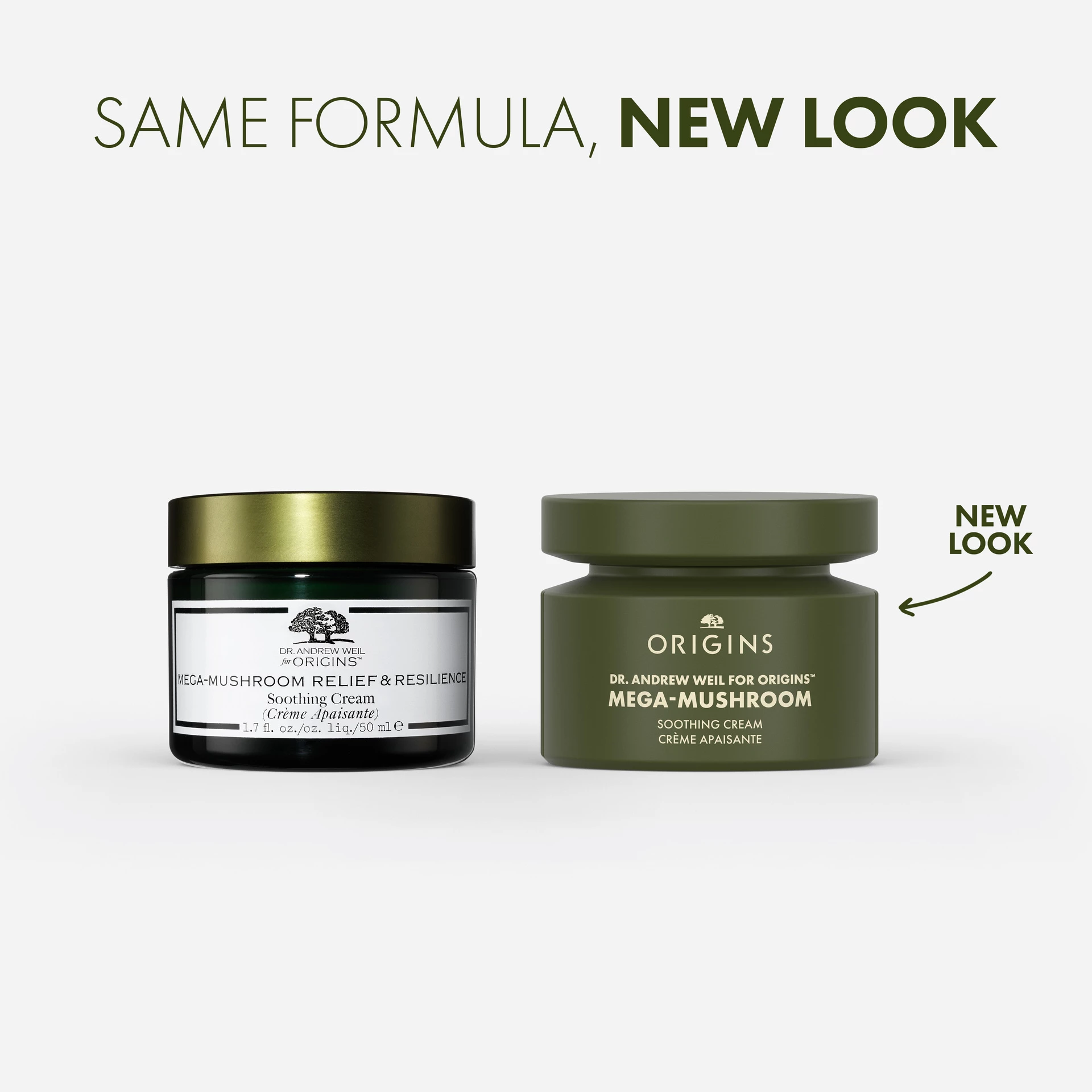 Cremă de față Dr. Weil Mega-Mushroom Skin Relief & Soothing 50 ml - Origins