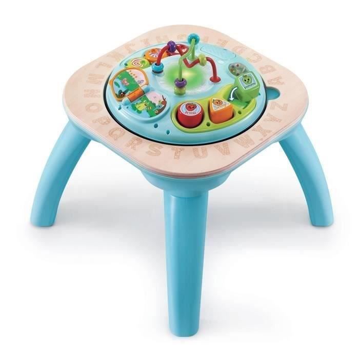 VTECH BABY Adjustable Activity Table - Nature - FSC® Certified Wooden Toy - 9 months to 4 years