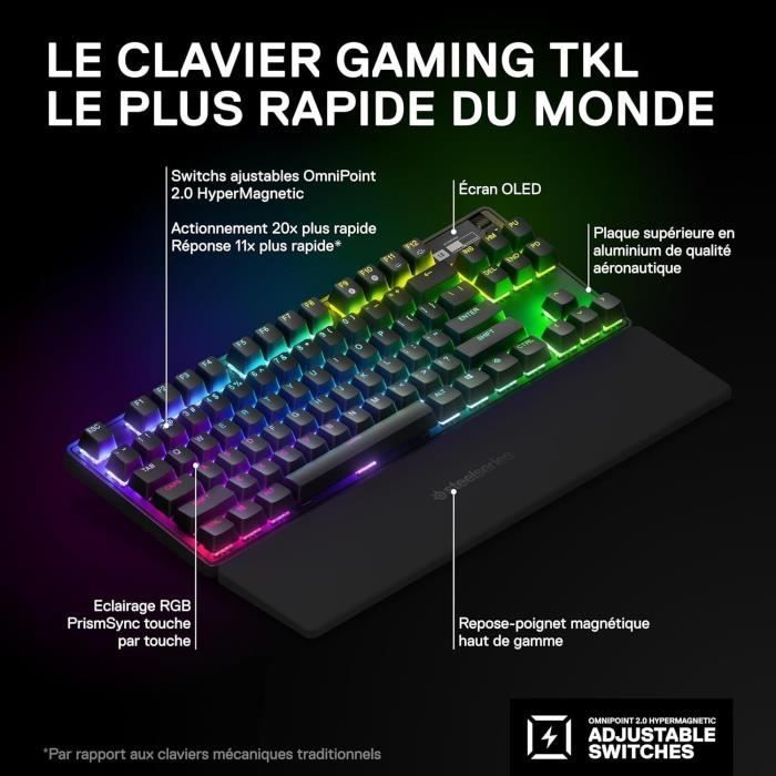Tastiera wireless Steelseries APEX PRO TKL
