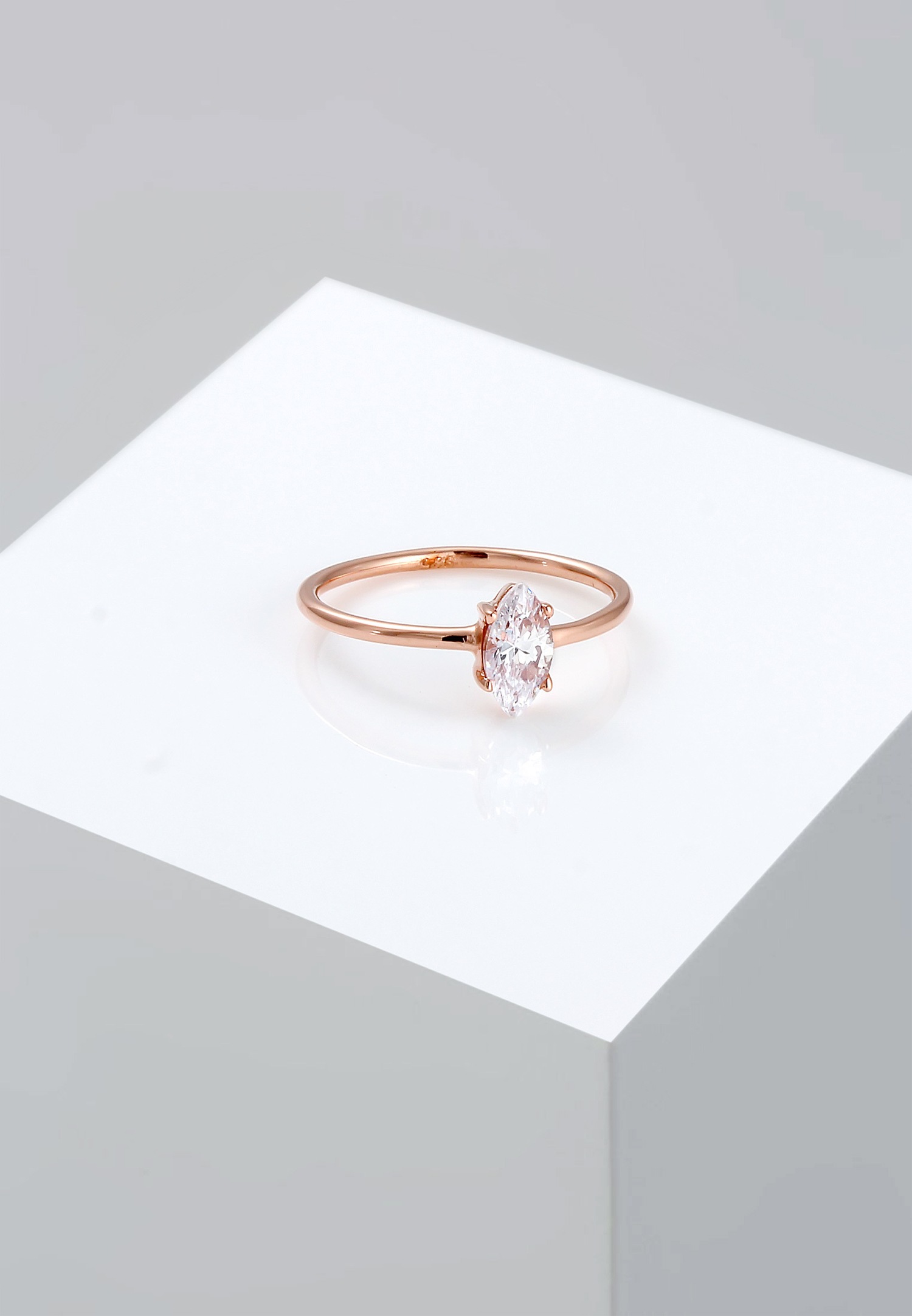 Elli Marquise zircone Minimal 925 Argent
