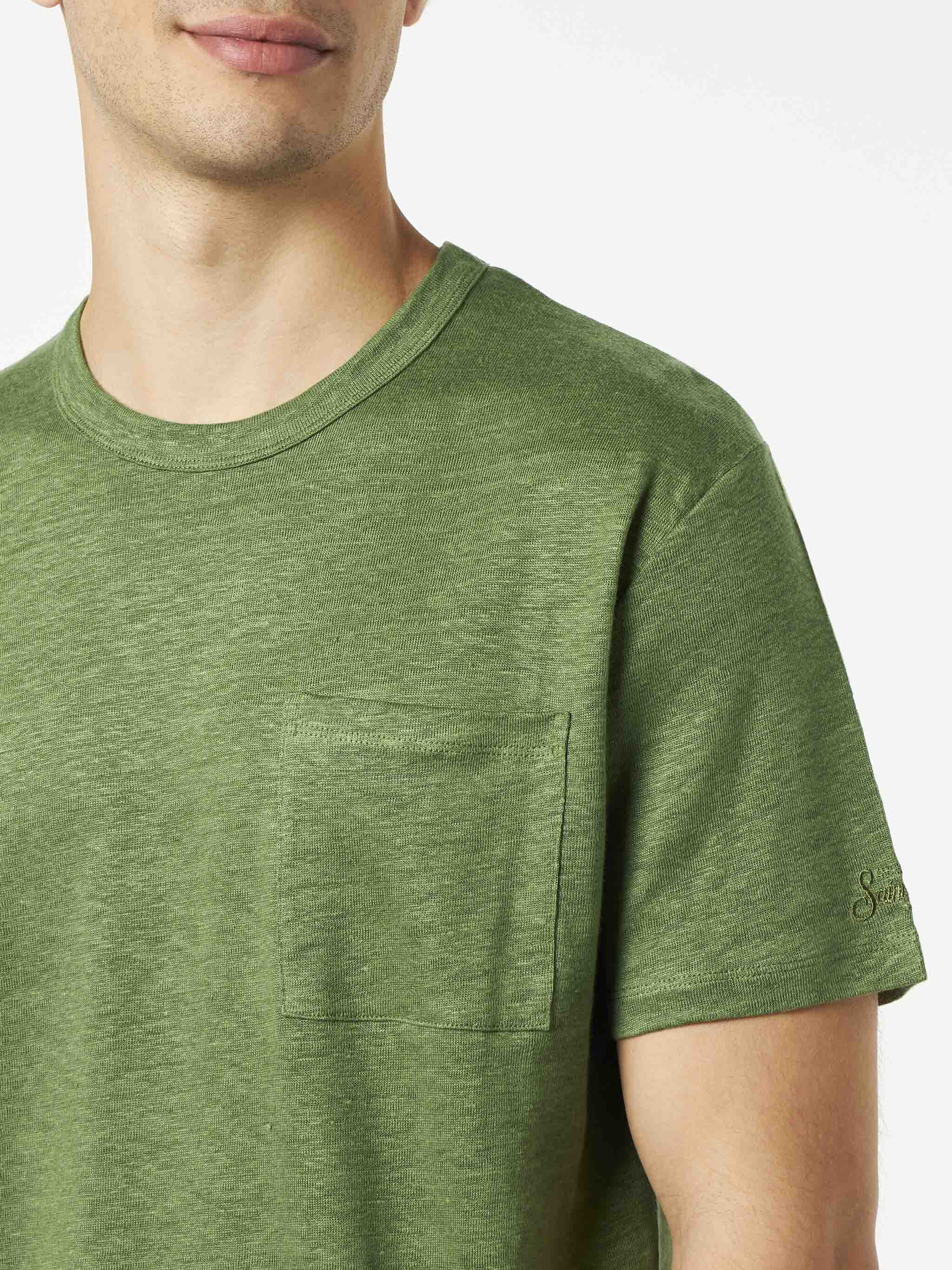 Heren T-shirt van linnenjersey