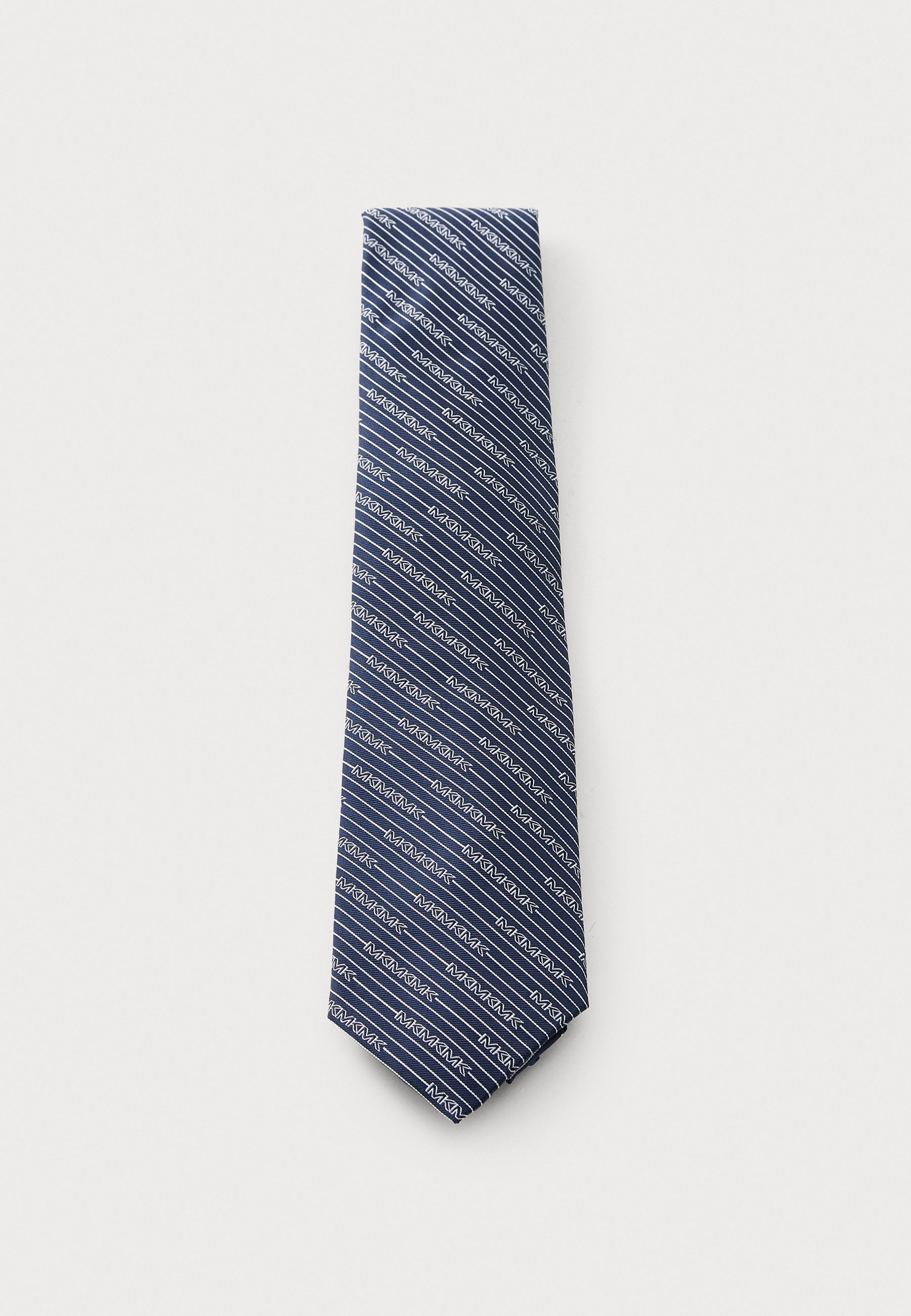 Michael Kors STENCIL LOGO TIE - Stropdas - navy