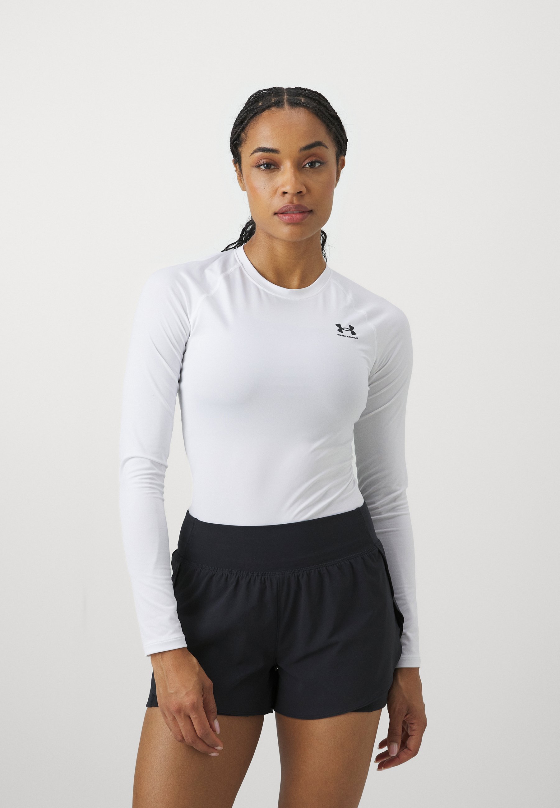 Maglia a maniche lunghe Under Armour AUTHENTICS - bianco/nero