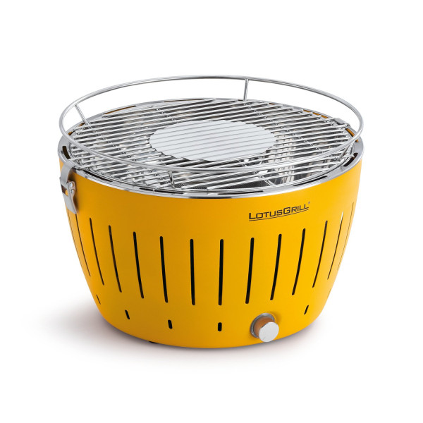 Grill Ogrodowy Węglowy Bezdymny Lotusgrill - Żółty