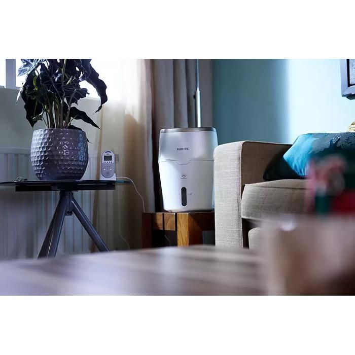 Humidificador - Philips - Serie 2000 HU4811 - Blanco champán - Humidificador