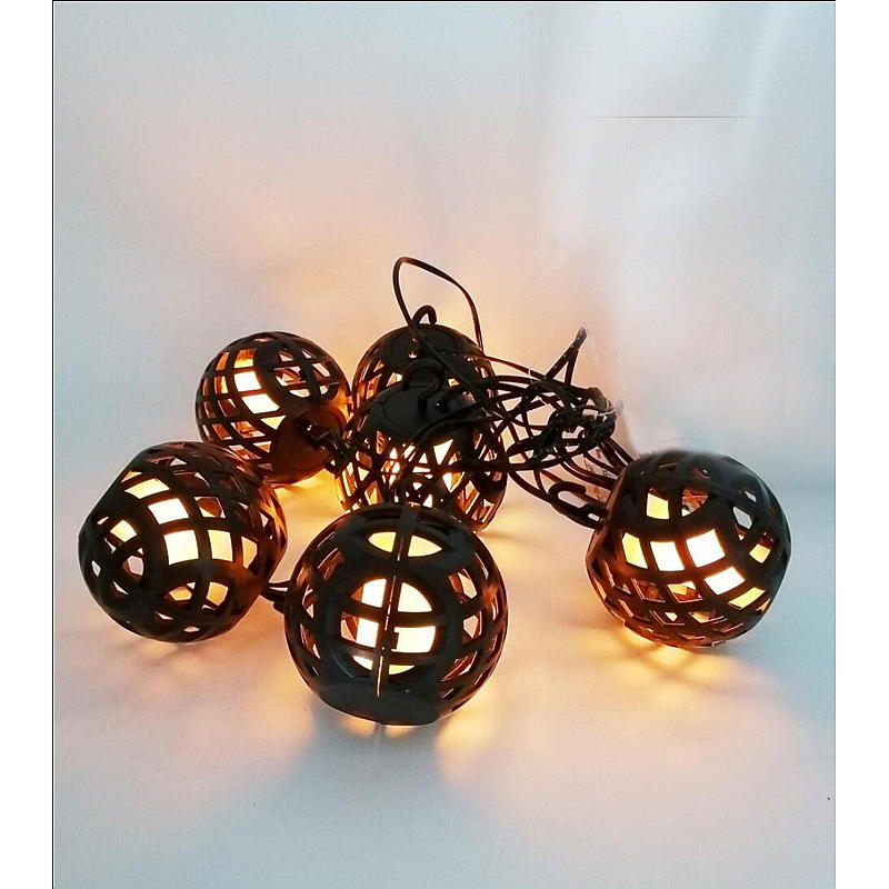 Huisverlichting met 10 lampjes en vlameffect