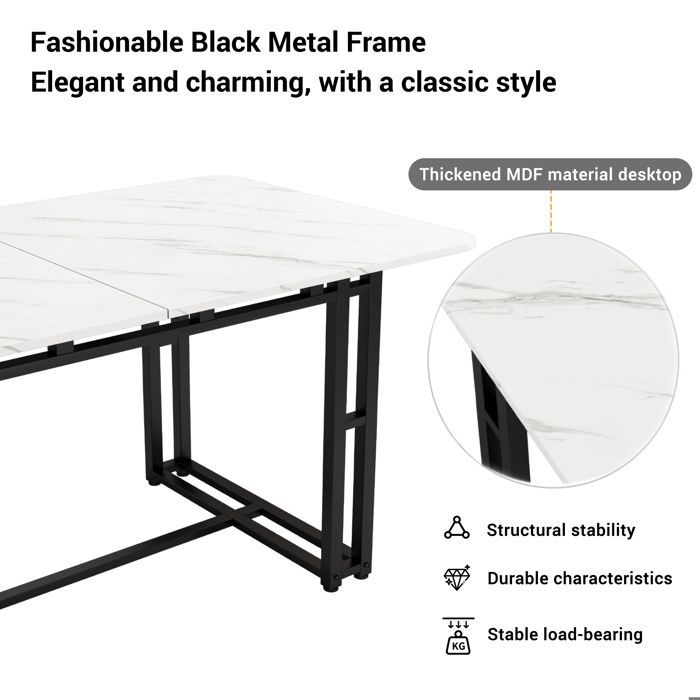 Juego de mesa de comedor con 4 sillas, mesa de cocina rectangular (140x80cm), sillas de comedor de terciopelo verde