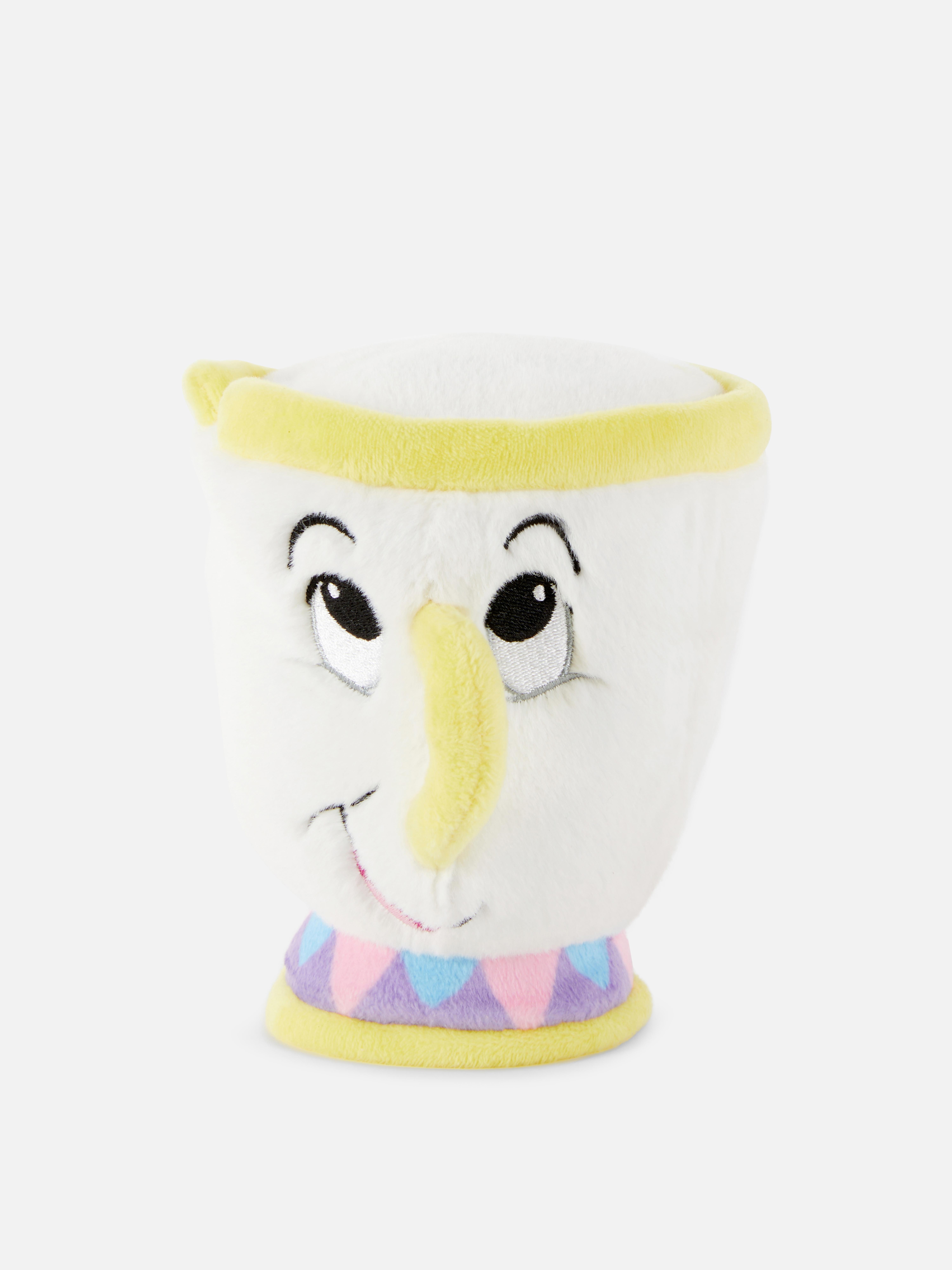 Jucărie de pluș Chip de la Disney, Frumoasa și Bestia. O jucărie de pluș în formă de Chip din Frumoasa și Bestia de la Disney.