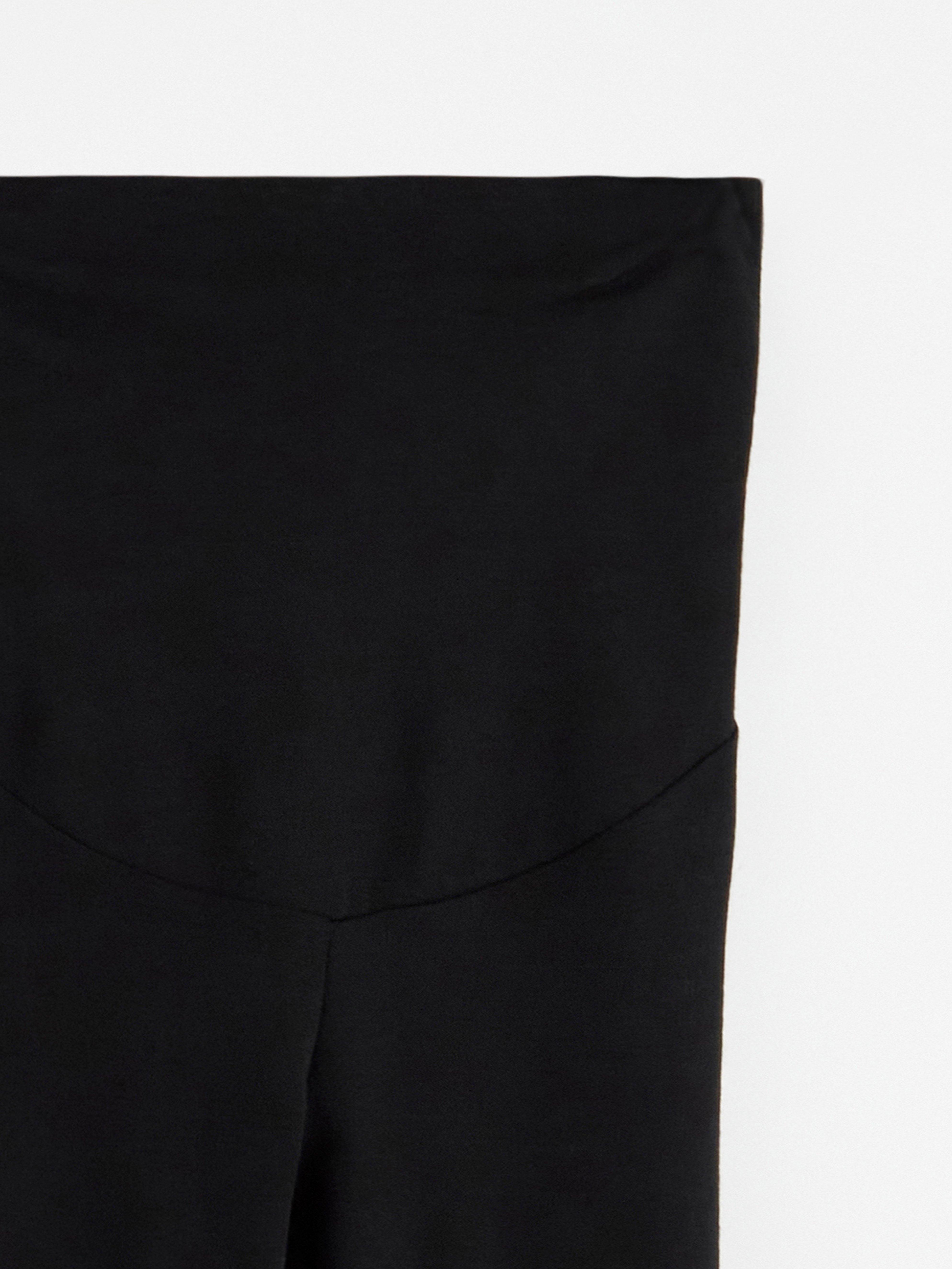 Leggings MOM en mérinos noir