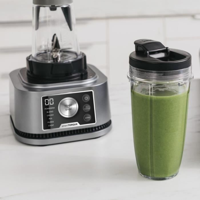 Frullatore Ninja 3 in 1 Foodi Power Nutri CB350EU - Programmi automatici - Caraffa da 2,1 l, ciotole da 700 ml e 400 ml - 1200 W
