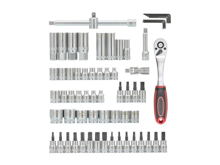 Prize și biți PARKSIDE® Zestaw PSSS 65 A1, 65 elemente