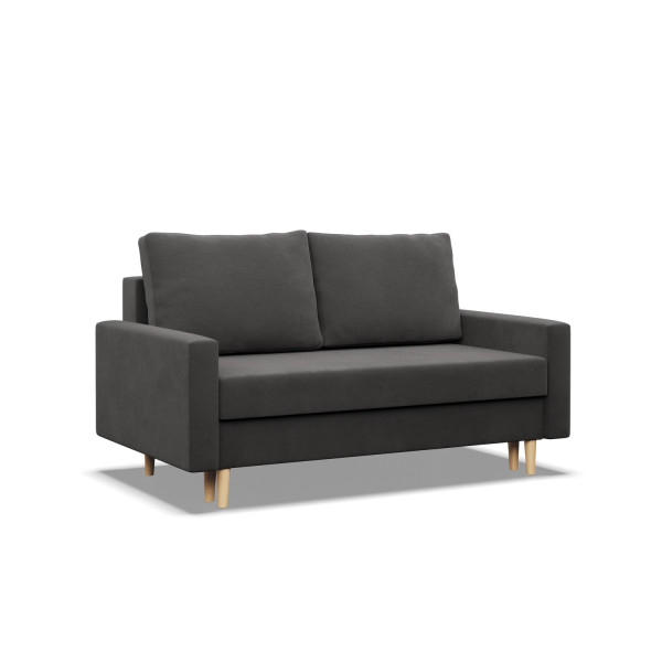 Sofa kanapa z funkcją spania SZARA bonell