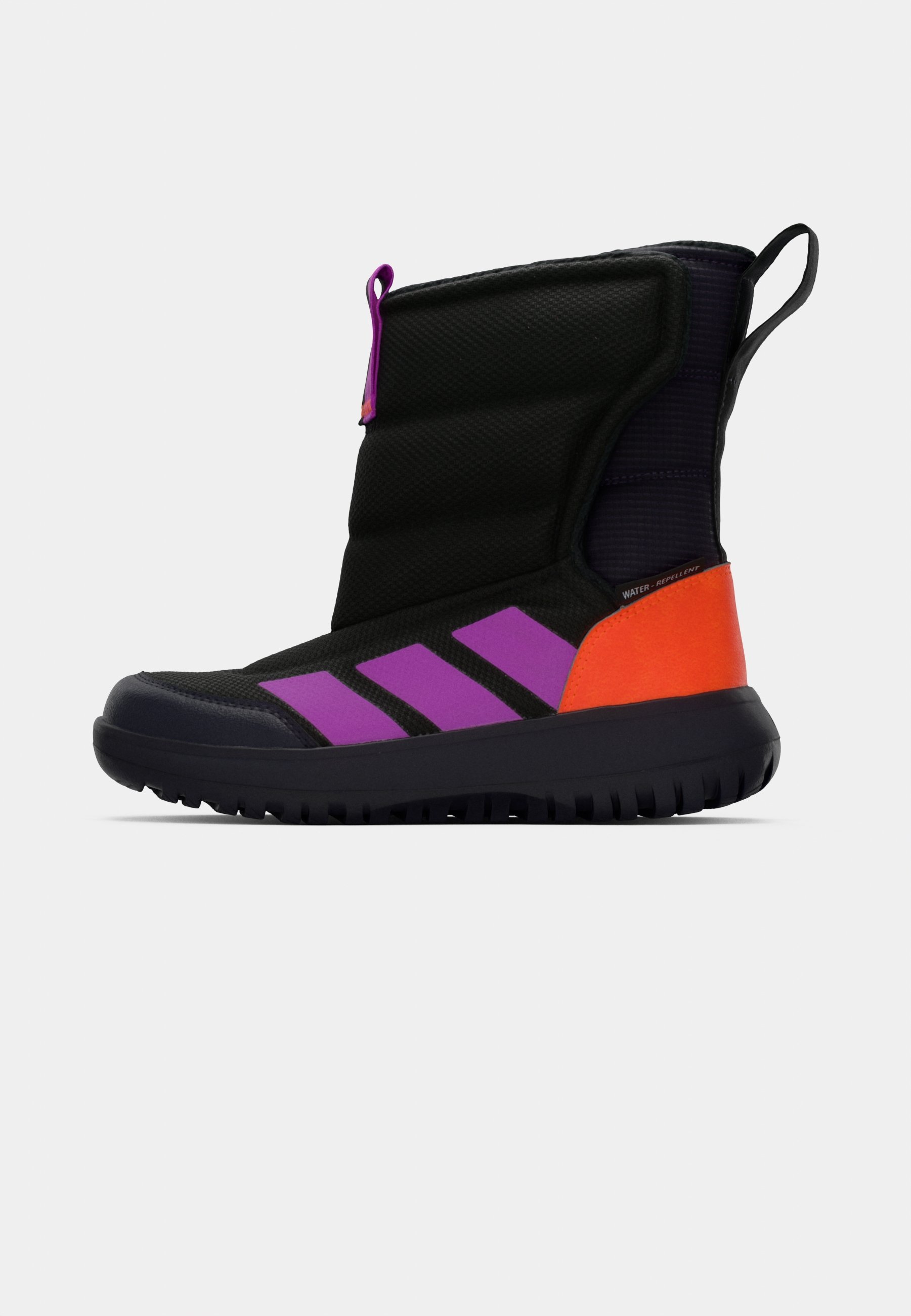 adidas Performance WINTERPLAY C UNISEX - Vinterstøvler - core black/purple burst/impact orange